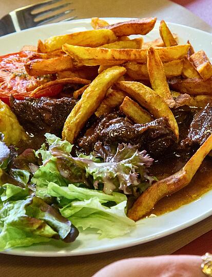 Das Rezept für flämische Carbonade vom Castel Camping Domaine de la Bien Assise