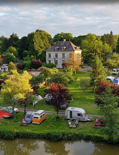 Das suprême de poulet sauce Vallée d’Auge vom camping Le Brévedent